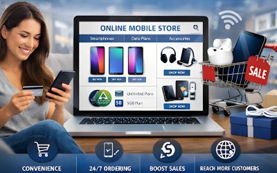Why mobile retailers need an online website for customers to order phones, plans, and accessories?